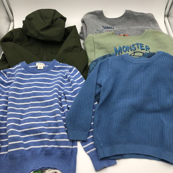Boys Size 4T Sweaters BUNDLE Jacket Hoodie Sweatshirt Fall Winter Nike Marvel - Picture 2 of 9